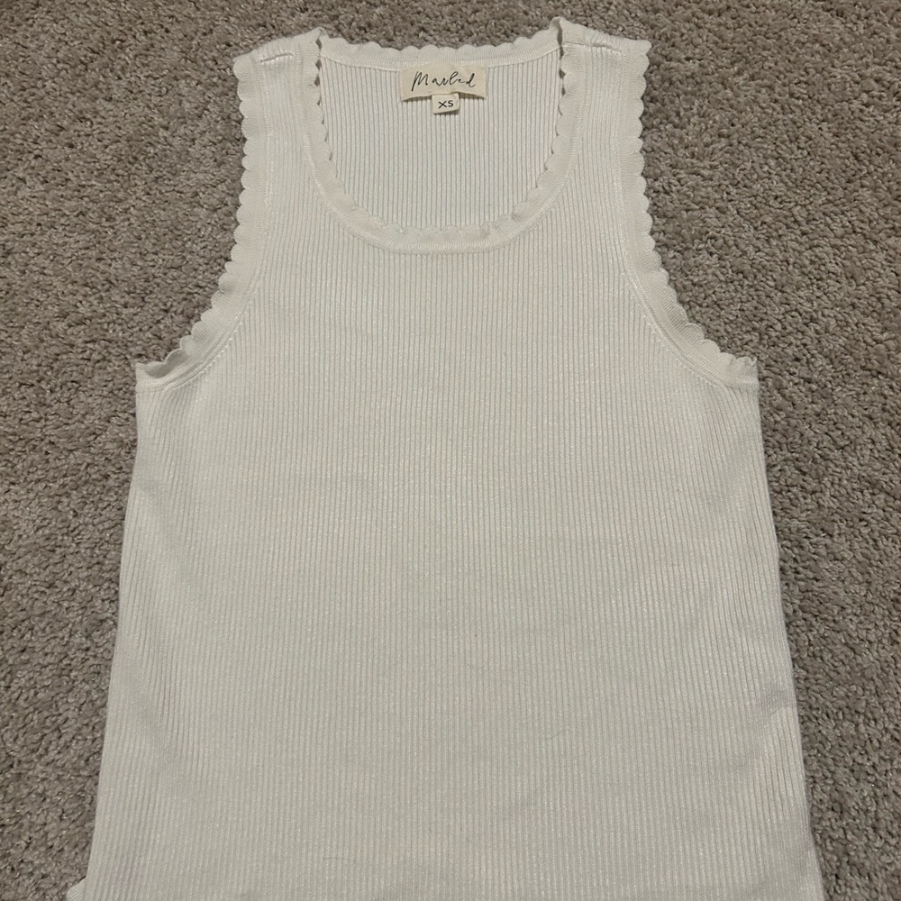 Women's White Tank Top never worn